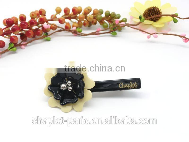 women high-grade flowers with rhinestone hair accessories of hairgrip