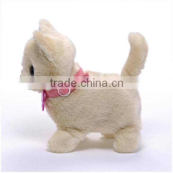 Stuffed plush toy dog electronic toy