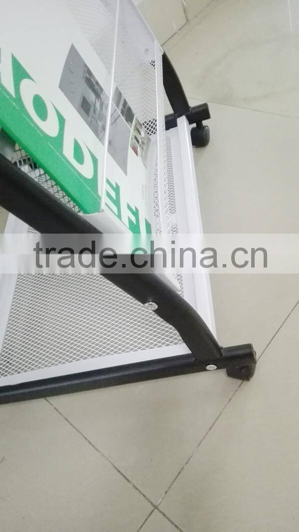 Powder Coating Metal Magazine Display Rack Booklet Stand Brochure Holder