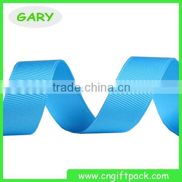Blue Gift Box Packaging Ribbon Garment Decorative 7/8 Grosgrain Ribbon