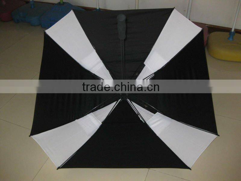 30"x8K auto open 190T polyester windproof two layer promotional umbrella golf umbrella