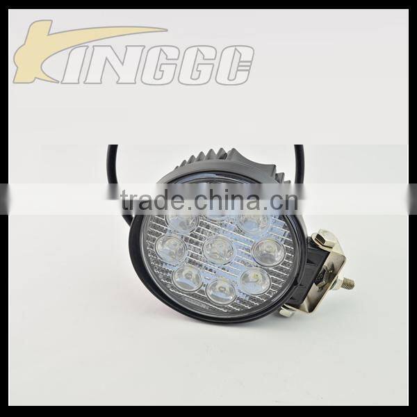4 inch 27w led work light circle LED work lamp round squar