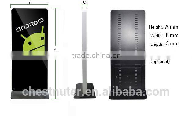 Best offer for 2015 for 70 inch floor standing kiosk Advertising Player