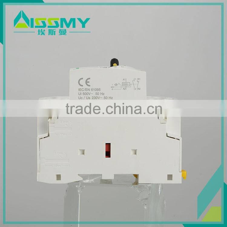 1NO1NC 40A modular ac contctor manual control