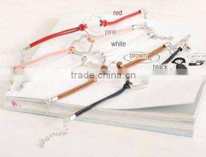 2012 European And American Fashion Bracelet Leather Bangles For Women Charm Bangles&Bracelet Jewelry