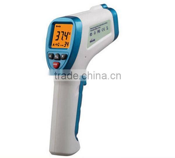 Human infrared thermometer for measuring body,human temperature with backlight