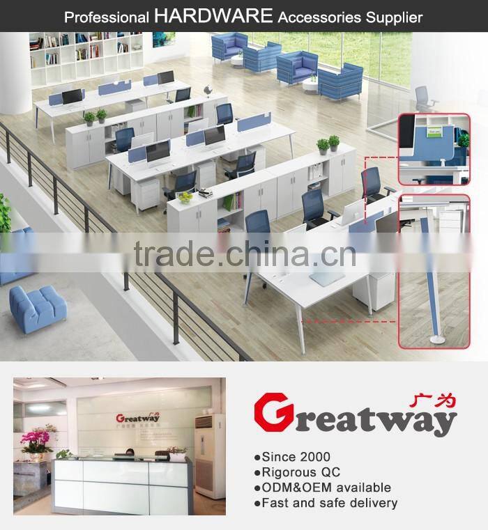 best selling high quality folding office table with steel frame