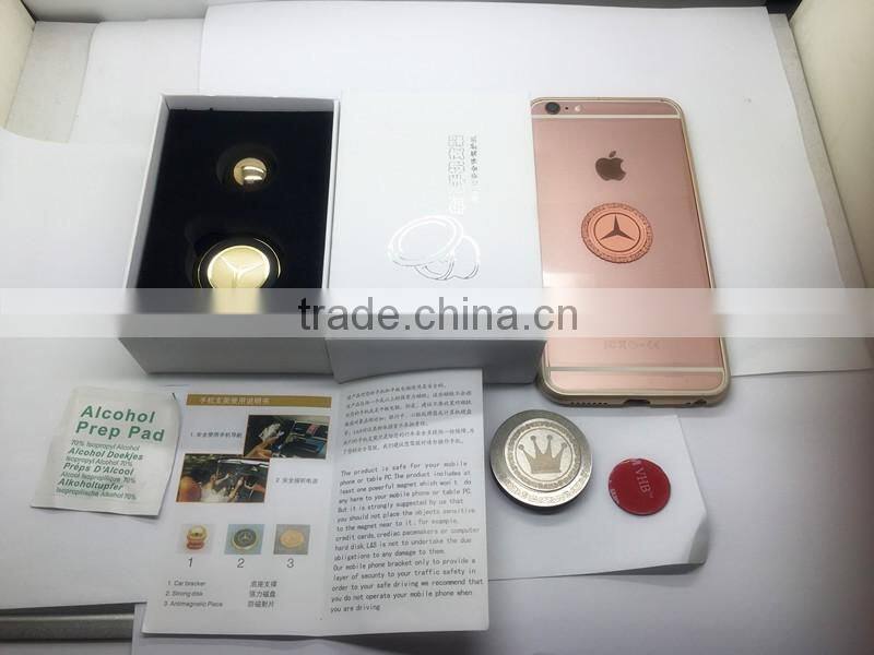 multi-use fancy gold magnetic car mount /car mobile phone holder china made