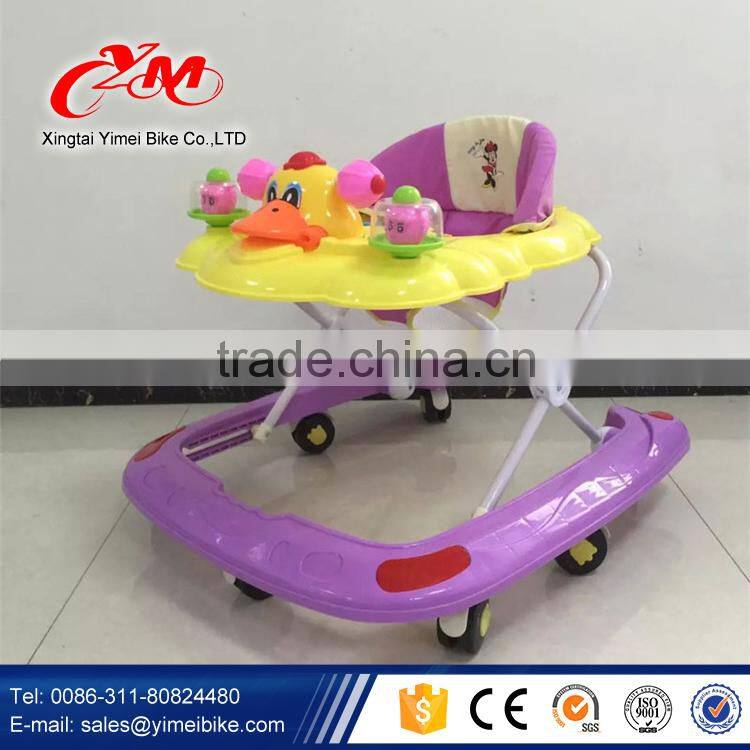 2015 New model plastic infant babywalker with music and light/baby walkers online for sale