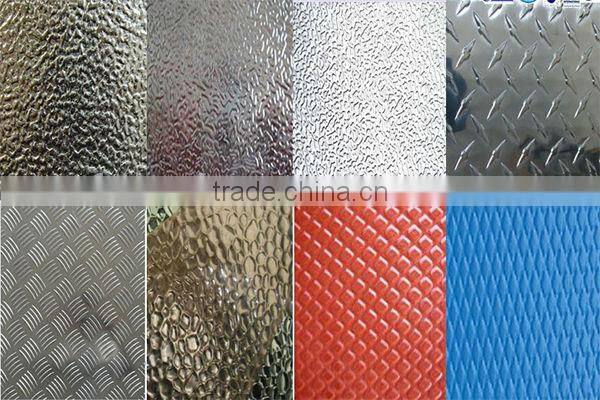 Skid proof stucco embossed aluminum sheet 3003 h112 aluminium tread sheet
