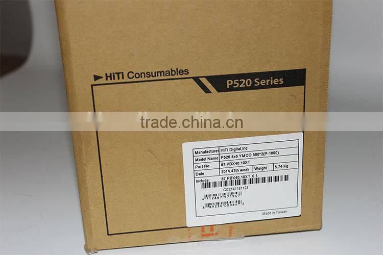 Hiti Quality Thermal Paper Roll for Hiti P520L with 1000 Image Prints for 4*6''