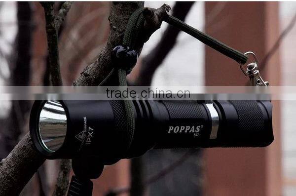 F17 XM-L T6 led Flashlight Torches for 18650 rechargeable battery flashlight hunting lights