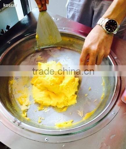 2015 hot sale factory supply fried ice cream machine with low price