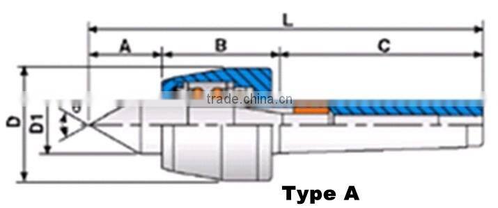 Adjustable Live Center MT2 MT3 MT4 Extended Live Center
