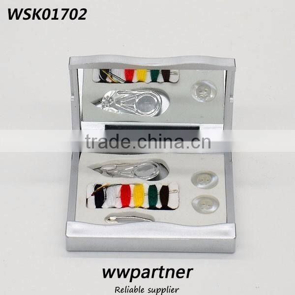 Small Square Sewing Kit with a Slim Body