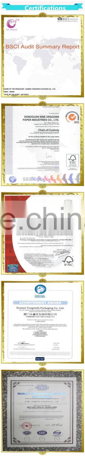 New Custom luxury wholesale rigid gift box/rigid cardboard printed packaging /rigid gift box