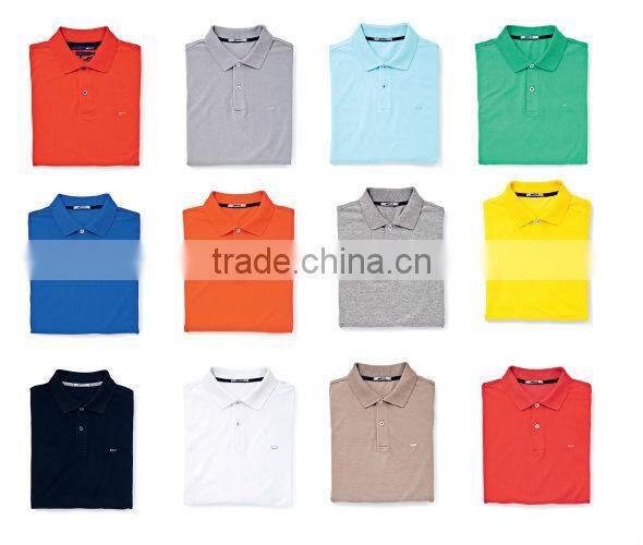 Contrast collar polo shirt