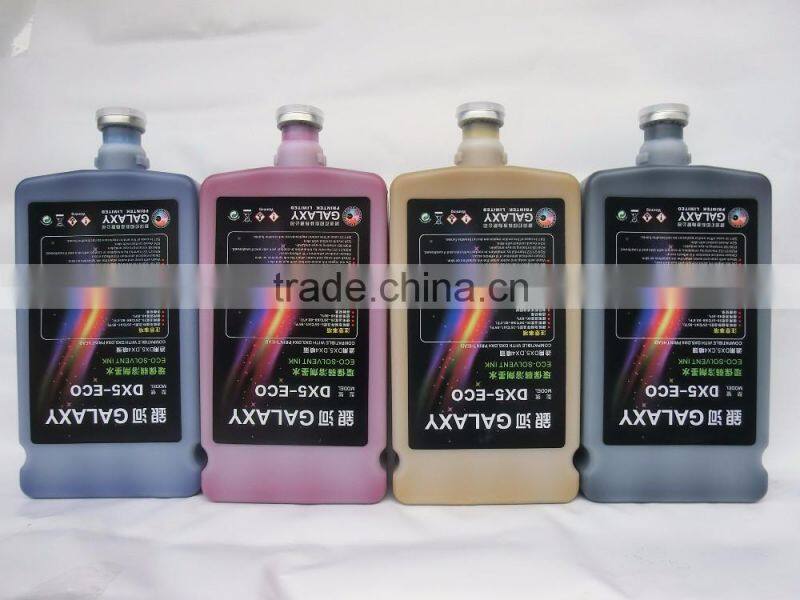 Popular sell Universal galaxy dx5 ink eco solvent ink