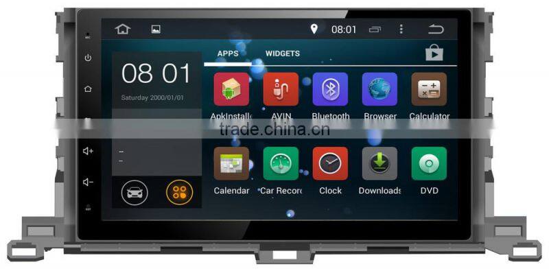 Factory supply car cassette and cd dvd and gps for toyota 2015 highlander
