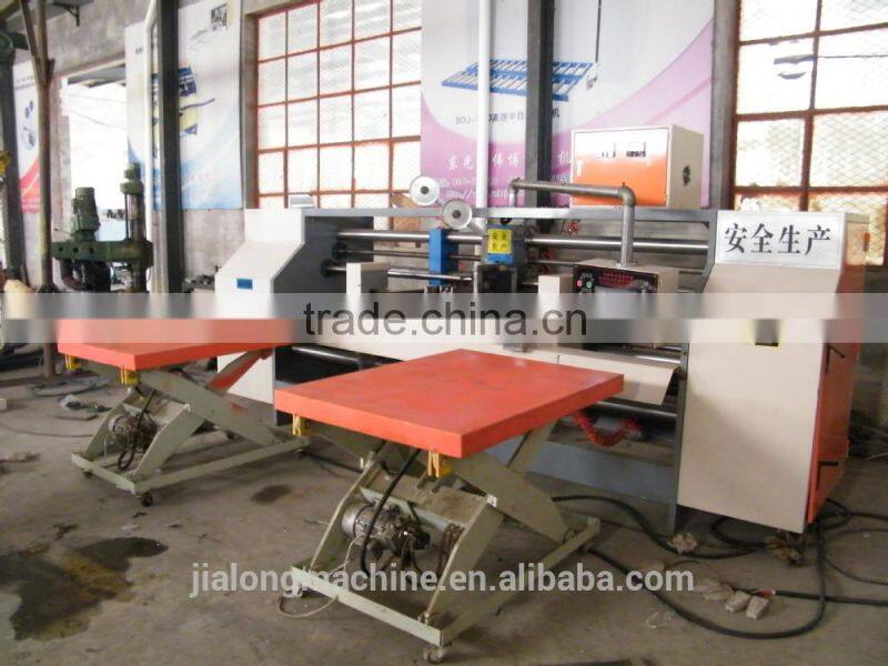 install easily semi automatic stitcher stitching machine/corrugated carton stitcher machine