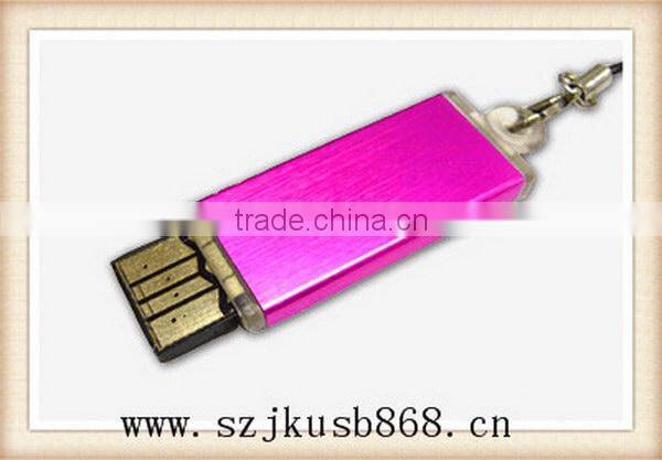 Fashionable qualified oem promotion mini usb flash drive