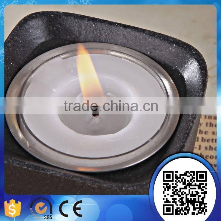 high quality resin brown wholesale tealight candle holder