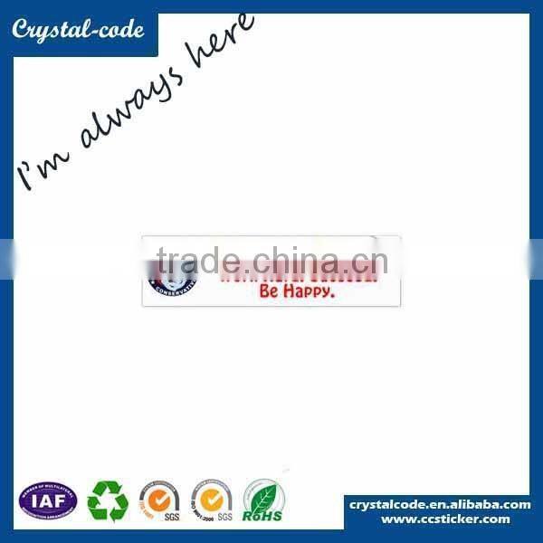 Custom car bumper sticker