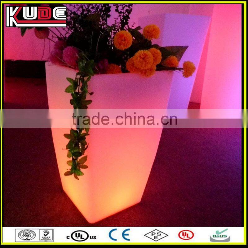 rechargeable battery LED plastic light pots in good price