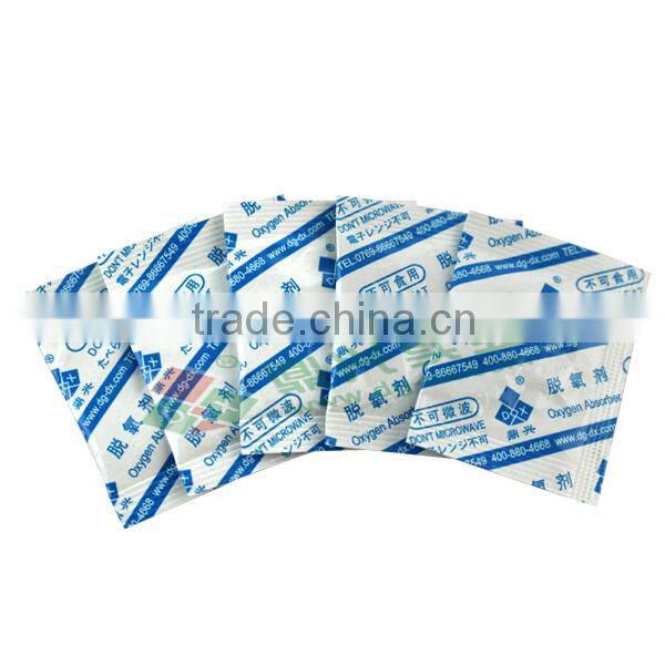 Eco-friendly food usage non toxic and odorless oxygen absorbent