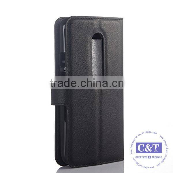 C&T Wholesale fashion magnetic wallet case for motorola moto droid turbo 2