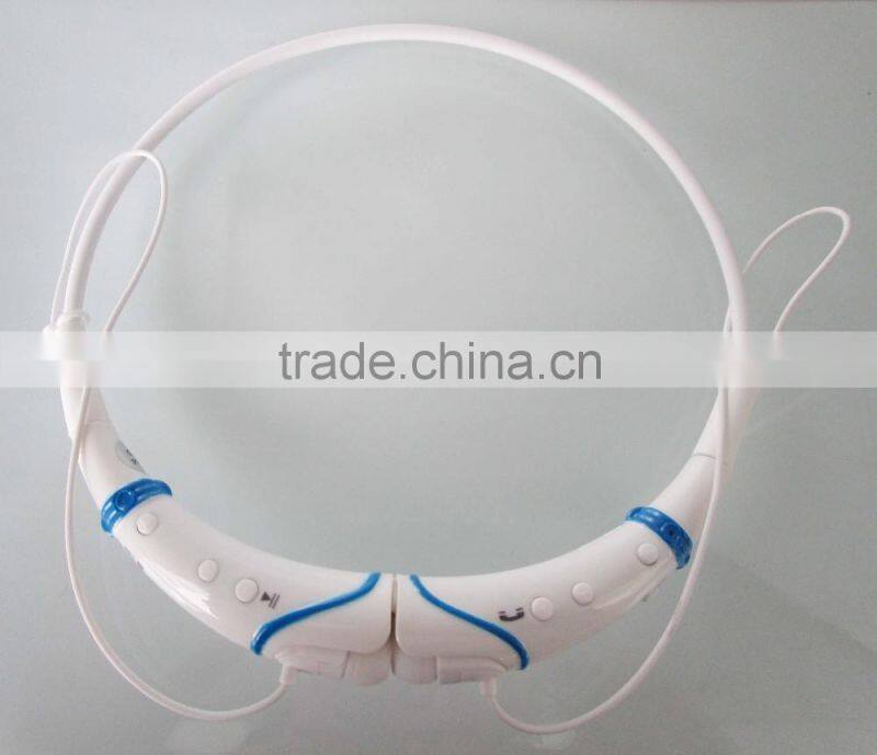 Hot Sale 2015 Bluetooth headset earphone stereo bluetooth sport headphones necklace
