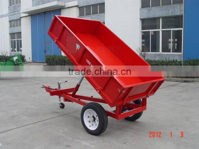 China CE cheap hydraulic mini compact semi camper small farm tractor trailer