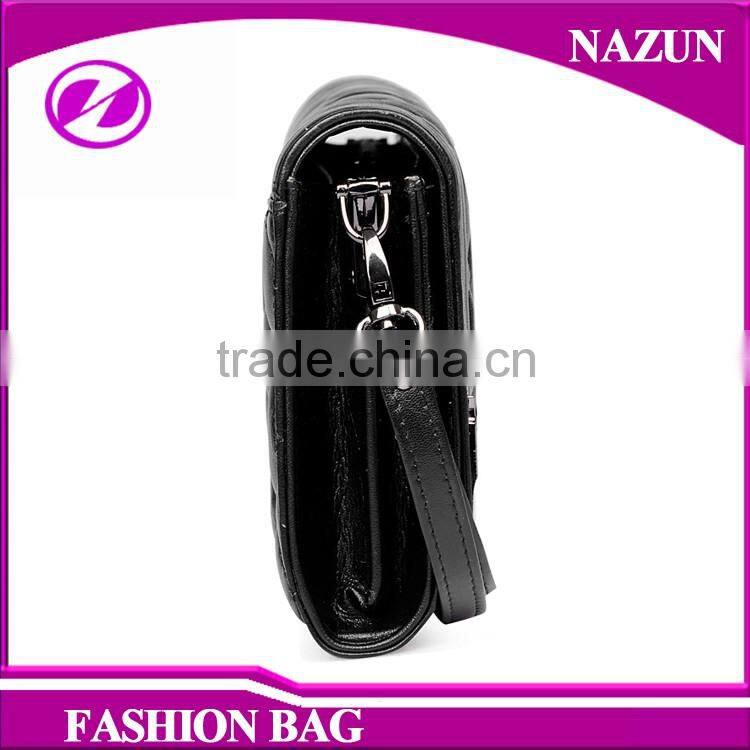 Popular Style Wine red bag Leather Women Fashion Purses Clutch Bags