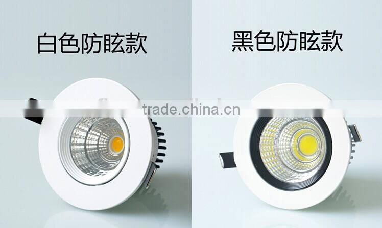 85-265v ceiling downlights 5 watts led lighting