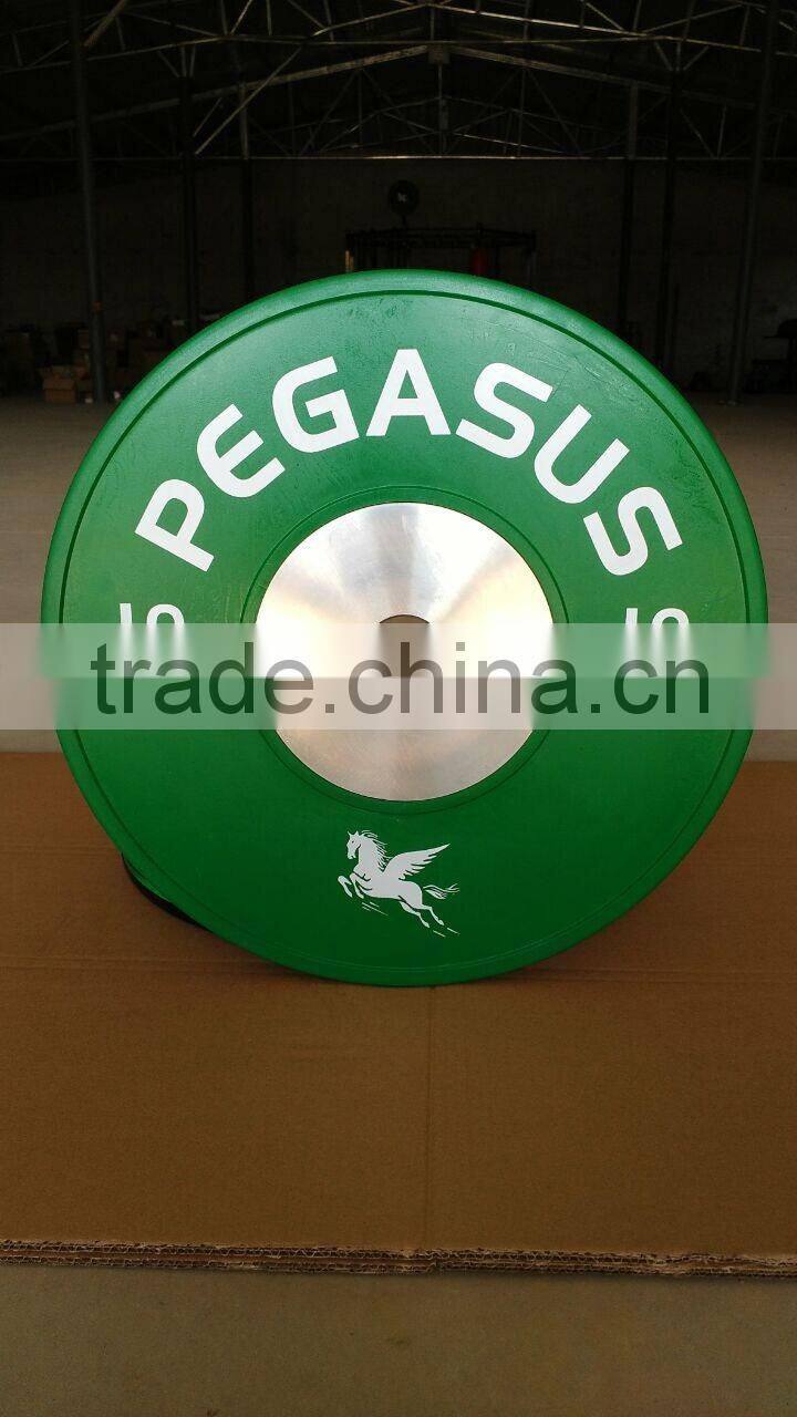 Crossfit 15kg yellow competition bumper plates