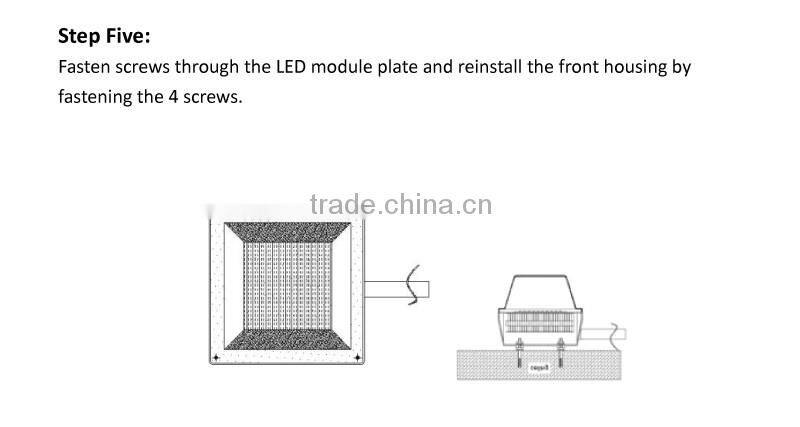 2016 5 years warranty led canopy light 90w Retrofit Gas Station LED Canopy Light