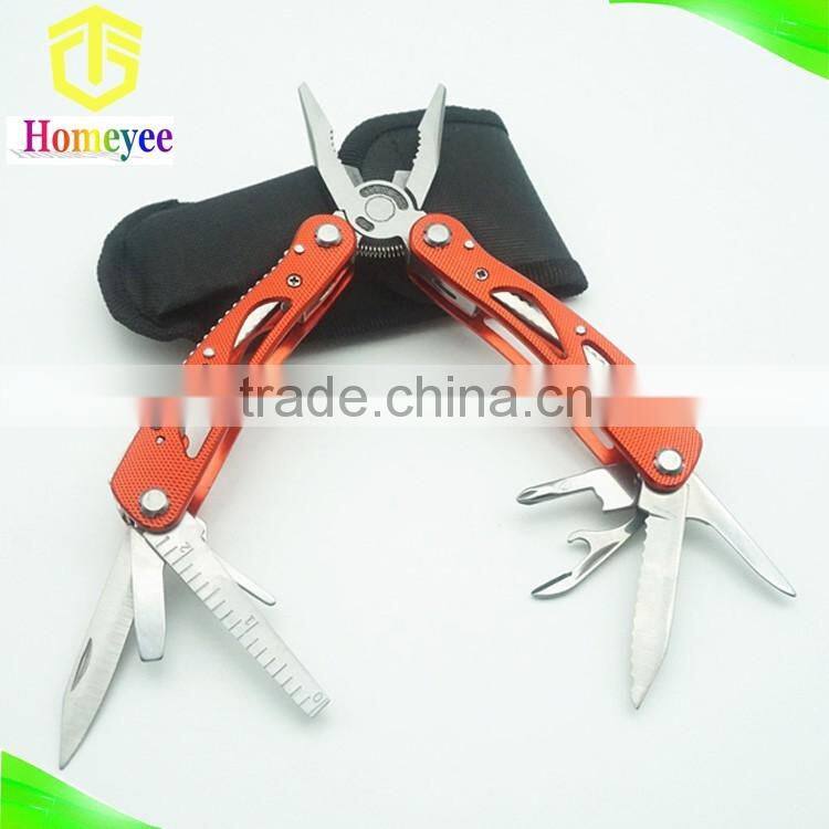 outdoor multifunction fishing plier with hollow out aluminum handle