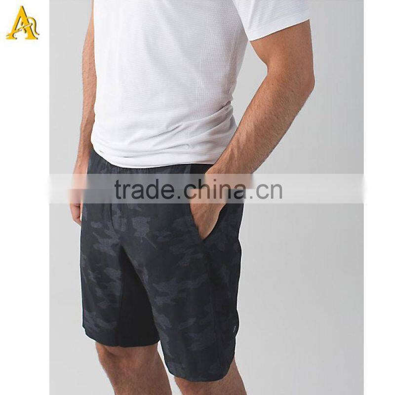 Customized colorful printed Mens gym shorts