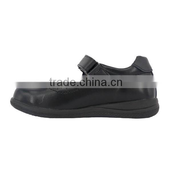Bulk Wholesale Girls Classic Pure Black Round Toe School Shoes Size 25-37