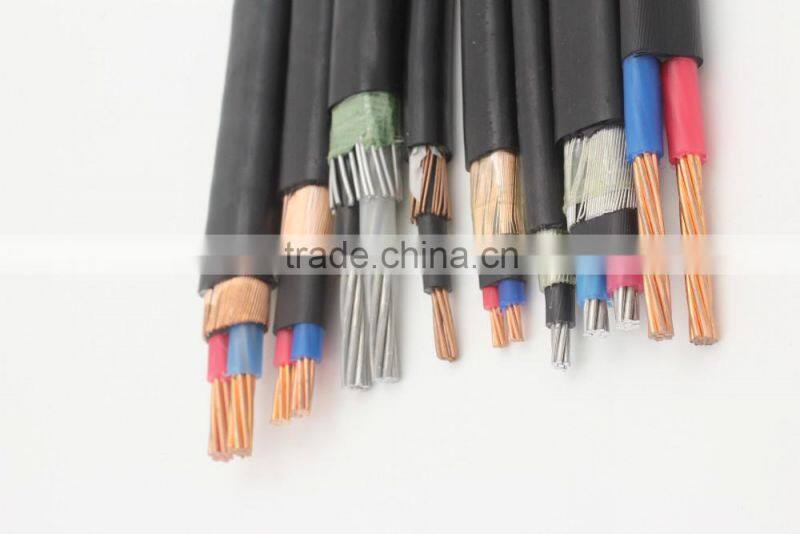 600v cu al alloy xlpe pvc concentrico cable