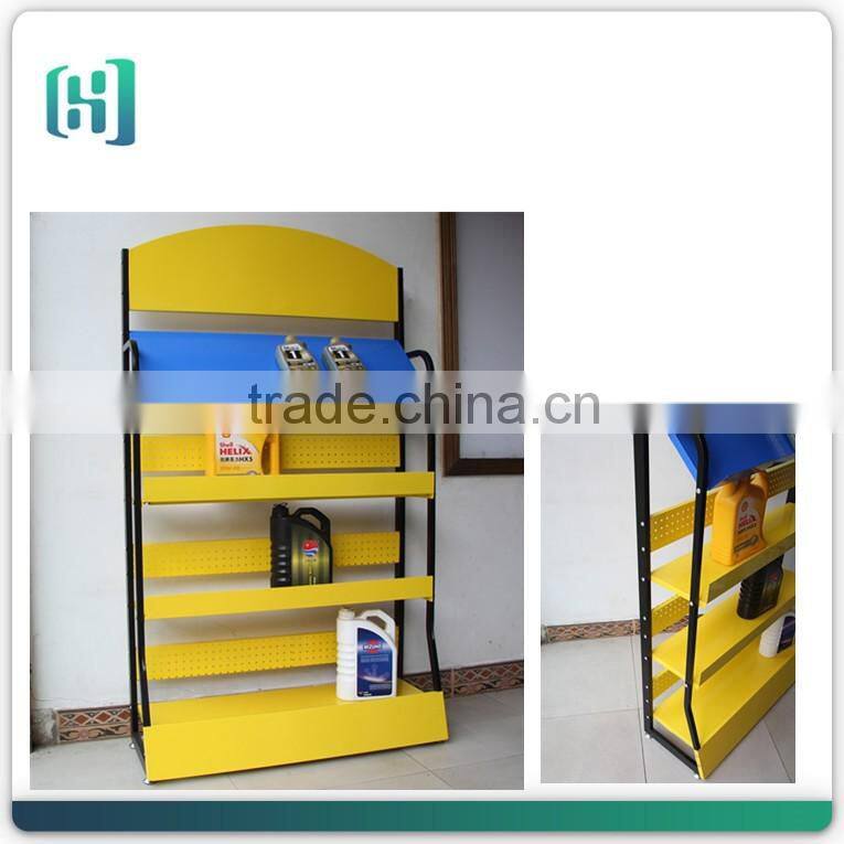 floor modern retail grocery store engine lubricating oil display stand HSX-S0235