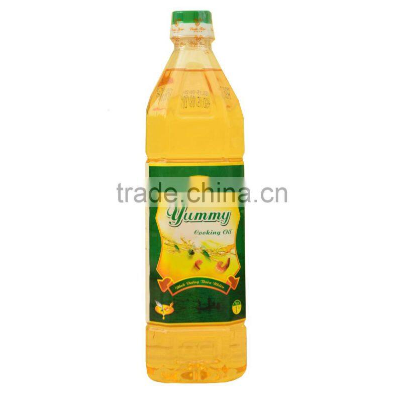 Cooking oil YUMMY 1L ( contact wsy@honoroad.com.vn)