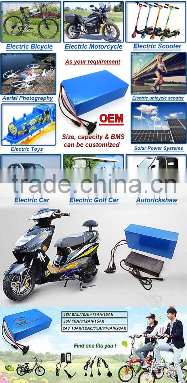 Cylindrical 18650 Cells Battery Charger 21Ah Lithium Ion Battery Pack 72 Volt Battery for DC Motor 72 Volt