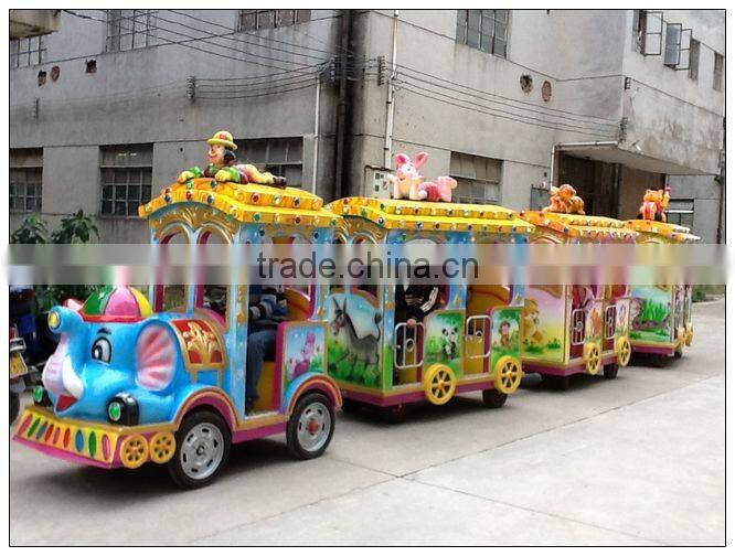 Alibaba fr outdoor amusement park mini trackless train