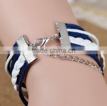 Woven fashion wrap handmade bracelet