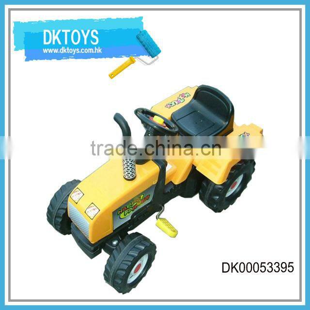 Plastic Kids Ride on Tractor with Pedals