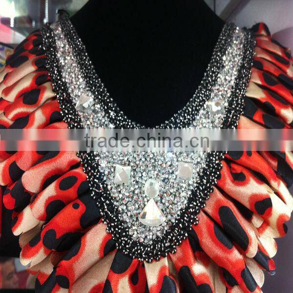 2014 beaded necklace accessories gemstone necklace