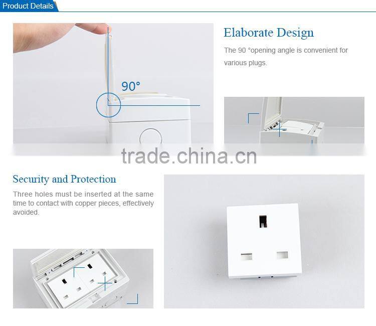 IP65 Waterproof 110 volt Electrical Plugs and Socket English Style
