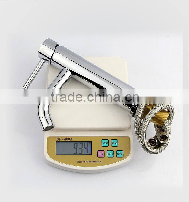 Round CUPC Solid Brass Basin Mixer Faucet