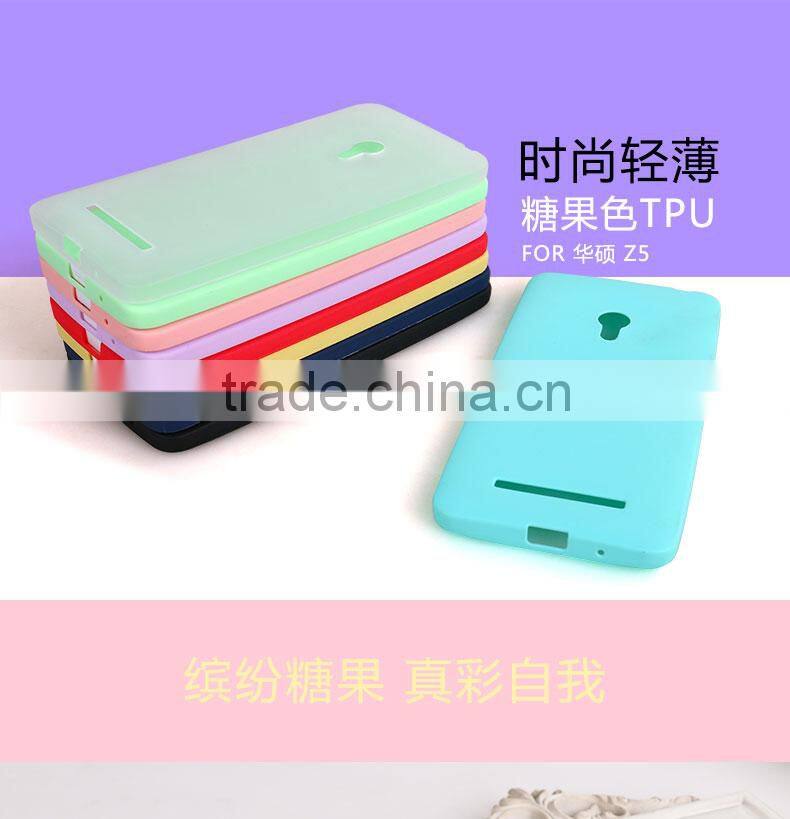 Factory price clear soft tpu cover case for asus zenfone 5